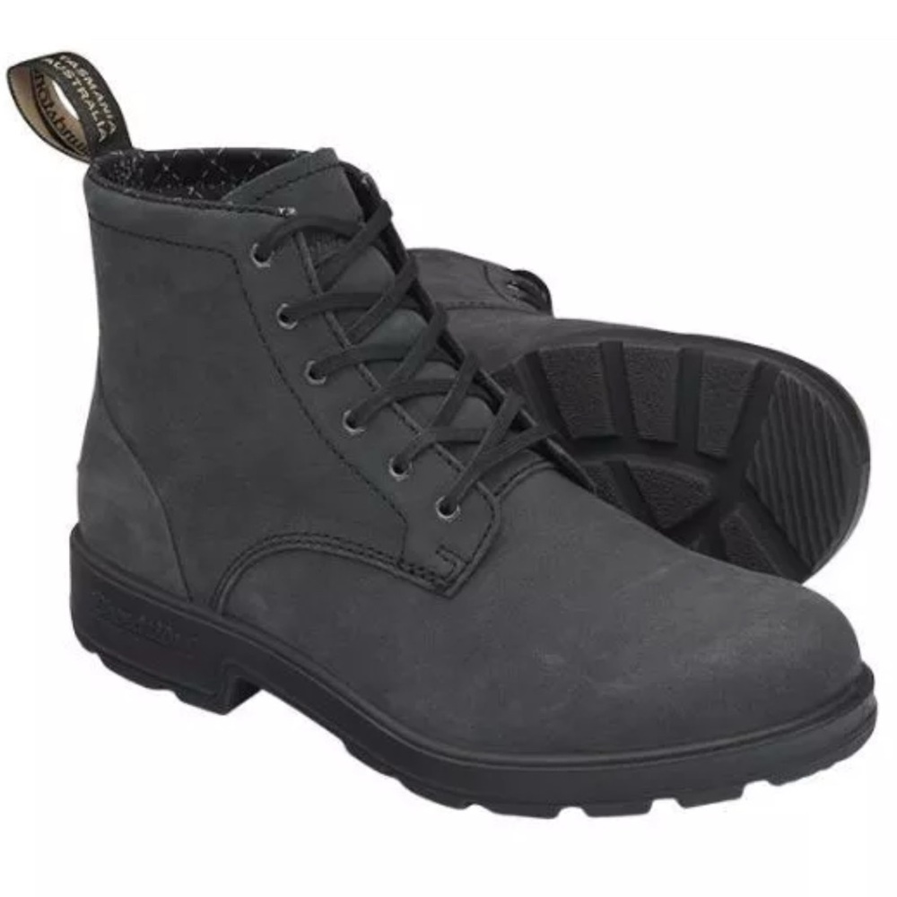 NEW Unisex Blundstone Model 1931 Rustic Black Lace Up Leather Boot USM-4, USW-6